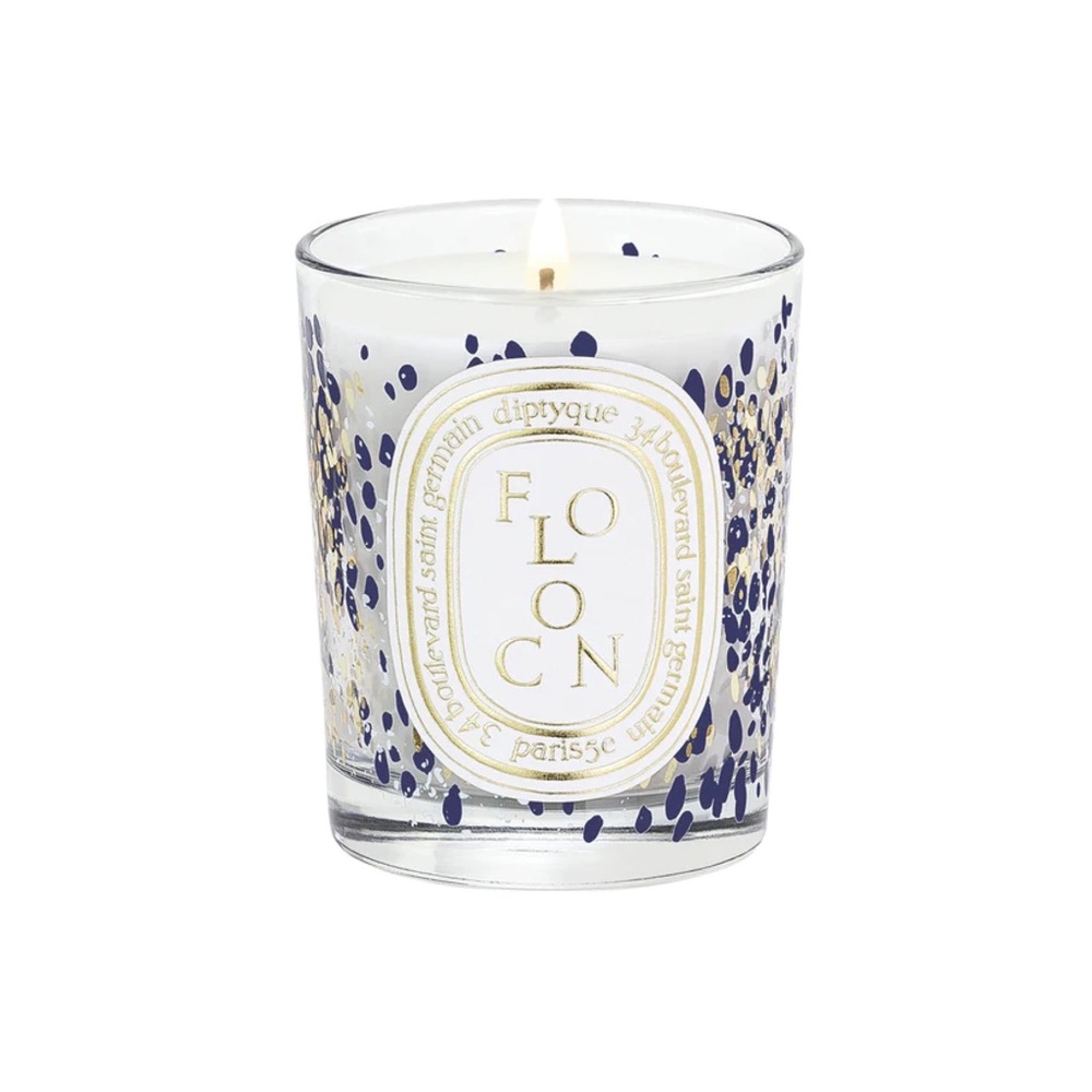 Diptyque Snowflake (Flocon) Small Candle Limited Holiday Edition (2.4oz)